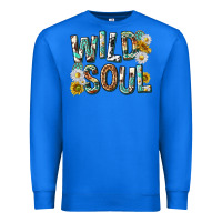 True Royal western wild soul with sunflowers Premium Sweatshirt - texasbilliewilder