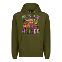 Army Green hocus pocus heifer Premium Hoodie - AdoDesignShop