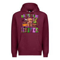 Burgundy hocus pocus heifer Premium Hoodie - AdoDesignShop