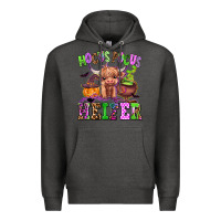 Charcoal Heather hocus pocus heifer Premium Hoodie - AdoDesignShop