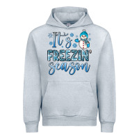 Heather Grey it s freezin season Urban Hoodie - JahusDesignShop