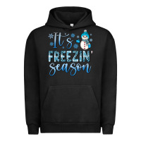Pigment Black it s freezin season Urban Hoodie - JahusDesignShop