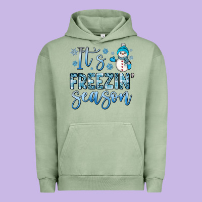 It S Freezin Season Urban Hoodie Designed By Jahusdesignshop