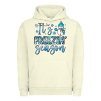 Pigment Pistachio it s freezin season Urban Hoodie - JahusDesignShop