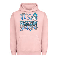 Pigment Salmon it s freezin season Urban Hoodie - JahusDesignShop