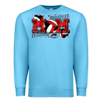 Ocean Blue mom volleyball Premium Sweatshirt - Zillion Design Studio