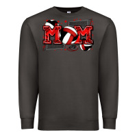 Smoke mom volleyball Premium Sweatshirt - Zillion Design Studio