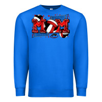 True Royal mom volleyball Premium Sweatshirt - Zillion Design Studio