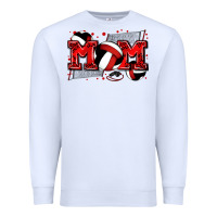 White mom volleyball Premium Sweatshirt - Zillion Design Studio