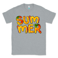 Heather Grey summer mango Classic Tee - BarkalooDesign