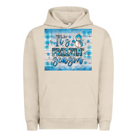 Pigment French Oak it s freezin season Urban Hoodie - JahusDesignShop