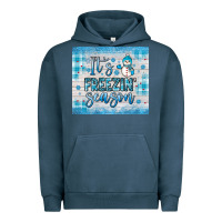 Pigment Midnight Navy it s freezin season Urban Hoodie - JahusDesignShop