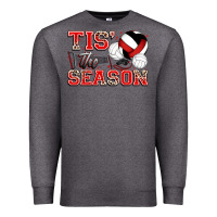 Charcoal Heather tis' the season volleyball Premium Sweatshirt - Zillion Design Studio