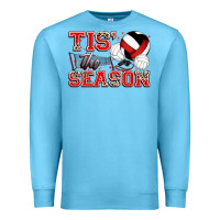 Ocean Blue tis' the season volleyball Premium Sweatshirt - Zillion Design Studio