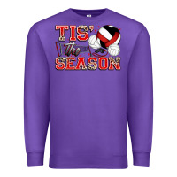 Purple tis' the season volleyball Premium Sweatshirt - Zillion Design Studio