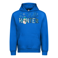 Cobalt hello winter Urban Hoodie - JahusDesignShop