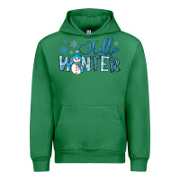 Emerald hello winter Urban Hoodie - JahusDesignShop