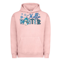 Pigment Salmon hello winter Urban Hoodie - JahusDesignShop