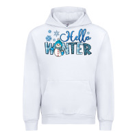 White hello winter Urban Hoodie - JahusDesignShop