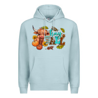 Blue Mist hay fall heifer Premium Hoodie - AdoDesignShop