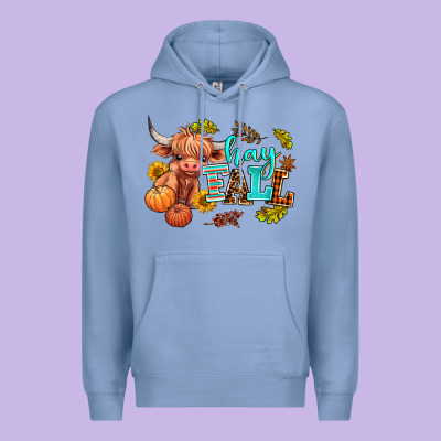 Hay Fall Heifer Premium Hoodie Designed By Adodesignshop