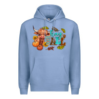 Colony Blue hay fall heifer Premium Hoodie - AdoDesignShop