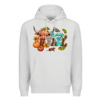 Dove Grey hay fall heifer Premium Hoodie - AdoDesignShop