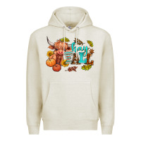Oatmeal Heather hay fall heifer Premium Hoodie - AdoDesignShop