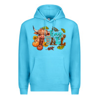 Ocean Blue hay fall heifer Premium Hoodie - AdoDesignShop