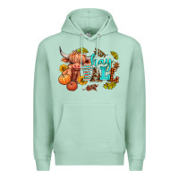 Seafoam hay fall heifer Premium Hoodie - AdoDesignShop