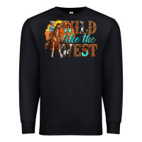 Black wild like west Premium Sweatshirt - texasbilliewilder