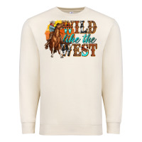 Sandshell wild like west Premium Sweatshirt - texasbilliewilder