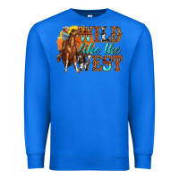 True Royal wild like west Premium Sweatshirt - texasbilliewilder