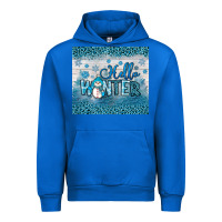 Cobalt hello winter Urban Hoodie - JahusDesignShop
