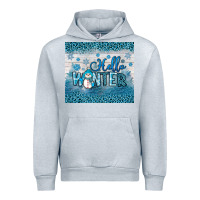 Heather Grey hello winter Urban Hoodie - JahusDesignShop