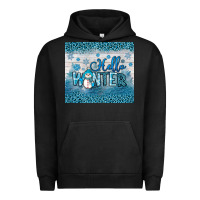 Pigment Black hello winter Urban Hoodie - JahusDesignShop