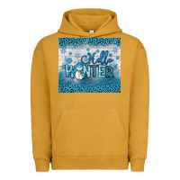 Pigment Peanut Butter hello winter Urban Hoodie - JahusDesignShop
