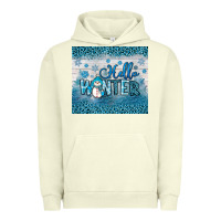 Pigment Pistachio hello winter Urban Hoodie - JahusDesignShop