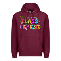 Burgundy i love you all class dismissed Premium Hoodie - JahusDesignShop