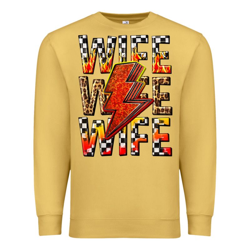 Wife Wife Wife Premium Sweatshirt by texasbilliewilder | Teevron