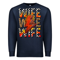 Navy wife wife wife Premium Sweatshirt - texasbilliewilder
