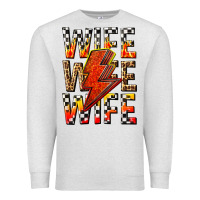 Oatmeal Heather wife wife wife Premium Sweatshirt - texasbilliewilder
