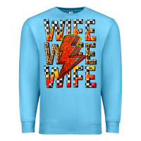 Ocean Blue wife wife wife Premium Sweatshirt - texasbilliewilder