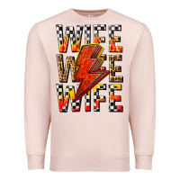 Pale Pink wife wife wife Premium Sweatshirt - texasbilliewilder
