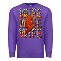 Purple wife wife wife Premium Sweatshirt - texasbilliewilder