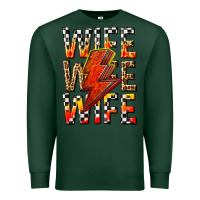 Sports Green wife wife wife Premium Sweatshirt - texasbilliewilder