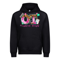 Black ot occupational therapist Urban Hoodie - AdoDesignShop