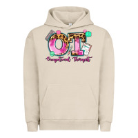 Pigment French Oak ot occupational therapist Urban Hoodie - AdoDesignShop