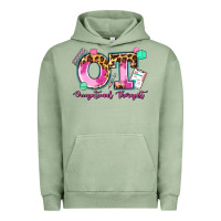 Pigment Oil Green ot occupational therapist Urban Hoodie - AdoDesignShop