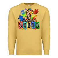 Antique Gold american football support squad autism Premium Sweatshirt - Zillion Design Studio